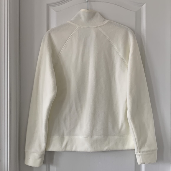 OLD NAVY Fleece Zipped Off-White Jacket Size S - Picture 8 of 9